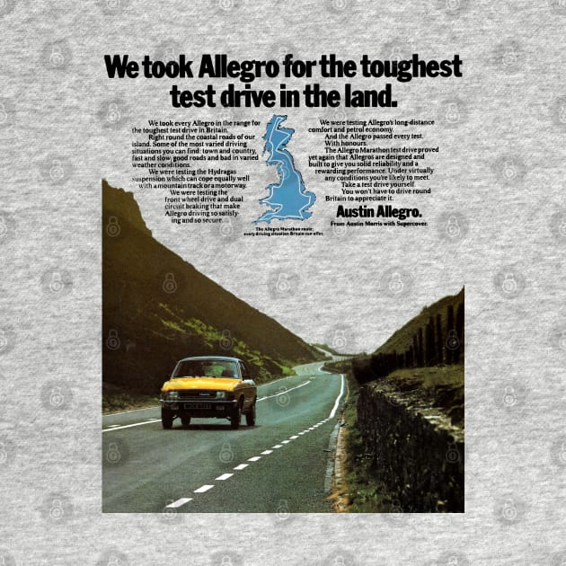 AUSTIN ALLEGRO - 1970s ad by Throwback Motors